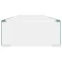 Soporte para TV/Elevador monitor cristal claro 110x30x13 cm de , Muebles TV - Ref: Foro24-244132, Precio: 111,80 €, Descuento: %