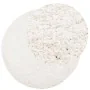 Alfombra de pelo largo moderna crema Ø 240 cm de , Alfombras - Ref: Foro24-375248, Precio: 110,24 €, Descuento: %