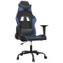 Silla gaming de masaje cuero sintético negro y azul von , Gaming-Stühle - Ref: Foro24-345399, Preis: 112,12 €, Rabatt: %