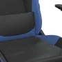 Silla gaming de masaje cuero sintético negro y azul von , Gaming-Stühle - Ref: Foro24-345399, Preis: 112,12 €, Rabatt: %