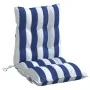 Cojines silla respaldo bajo 4 uds tela Oxford rayas azul blanco de , Cojines para sillas y sofás - Ref: Foro24-377717, Precio...