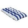 Cojines silla respaldo bajo 4 uds tela Oxford rayas azul blanco de , Cojines para sillas y sofás - Ref: Foro24-377717, Precio...