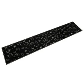 Alfombra de cocina lavable terciopelo Morning negro 60x300 cm de , Felpudos - Ref: Foro24-4005586, Precio: 50,31 €, Descuento: %