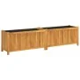 Jardinera con forro madera maciza de acacia 199x38,5x50 cm de , Maceteros y jardineras - Ref: Foro24-366443, Precio: 186,95 €...