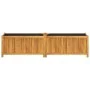 Jardinera con forro madera maciza de acacia 199x38,5x50 cm de , Maceteros y jardineras - Ref: Foro24-366443, Precio: 186,95 €...