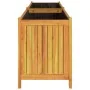 Jardinera con forro madera maciza de acacia 199x38,5x50 cm de , Maceteros y jardineras - Ref: Foro24-366443, Precio: 186,95 €...
