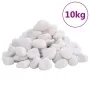 Guijarros pulidos blancos 10 kg 2-5 cm de , Decoración de acuarios - Ref: Foro24-155329, Precio: 34,41 €, Descuento: %