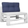 Cojín para sofá de palets tela azul marino 80x40x12 cm de , Cojines para sillas y sofás - Ref: Foro24-378012, Precio: 23,52 €...