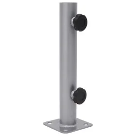 Base de sombrilla para mástil de Ø32/34/38 mm acero plateado de , Bases para sombrillas - Ref: Foro24-4003372, Precio: 20,12 ...