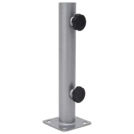 Base de sombrilla para mástil de Ø32/34/38 mm acero plateado de , Bases para sombrillas - Ref: Foro24-4003372, Precio: 20,12 ...