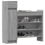 Zapatero madera de ingeniería gris Sonoma 100,5x28x100 cm de , Zapateros y organizadores de calzado - Ref: Foro24-840427, Pre...