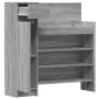 Zapatero madera de ingeniería gris Sonoma 100,5x28x100 cm de , Zapateros y organizadores de calzado - Ref: Foro24-840427, Pre...