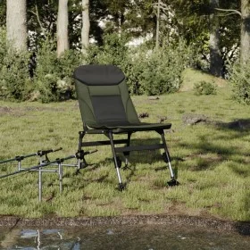 Silla de pesca con patas para barro ajustables plegable verde de , Sillas de jardín - Ref: Foro24-4006414, Precio: 86,64 €, D...