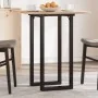 Patas de mesa de comedor estructura O acero 80x40x73 cm de , Patas para mesas - Ref: Foro24-357885, Precio: 67,64 €, Descuent...