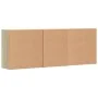 Aparadores 3 uds madera contrachapada color roble sonoma by , Sideboards - Ref: Foro24-3276611, Price: 261,72 €, Discount: %