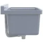 Fregadero lavabo de pared resina gris 50x35x24 cm de , Fregaderos - Ref: Foro24-4002797, Precio: 62,57 €, Descuento: %