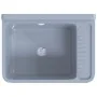 Fregadero lavabo de pared resina gris 50x35x24 cm de , Fregaderos - Ref: Foro24-4002797, Precio: 62,57 €, Descuento: %