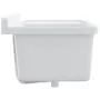 Fregadero utilitario de pared resina blanco 60x40x28 cm de , Fregaderos - Ref: Foro24-4002795, Precio: 80,53 €, Descuento: %