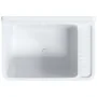 Fregadero utilitario de pared resina blanco 60x40x28 cm de , Fregaderos - Ref: Foro24-4002795, Precio: 80,53 €, Descuento: %