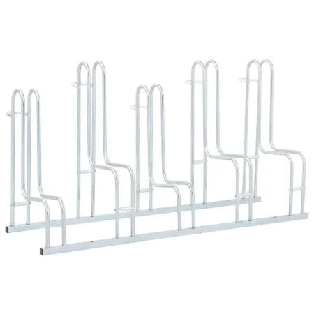 Soporte para 5 bicicletas suelo independiente acero galvanizado de , Bases y soportes para almacenar bicicletas - Ref: Foro24...