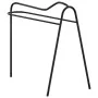 Soporte de montura 3 patas de pie independiente hierro negro de , Accesorios para sillas de montar - Ref: Foro24-172443, Prec...