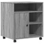 Soporte para impresora con ruedas gris Sonoma 60x50x67 cm de , Soportes para impresoras - Ref: Foro24-840630, Precio: 100,76 ...