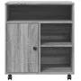Soporte para impresora con ruedas gris Sonoma 60x50x67 cm de , Soportes para impresoras - Ref: Foro24-840630, Precio: 100,76 ...