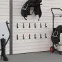 Ganchos de pared en fomra de J 12 unidades acero negro de , Accesorios para riendas de caballos - Ref: Foro24-172460, Precio:...