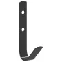 Ganchos de pared en fomra de J 12 unidades acero negro de , Accesorios para riendas de caballos - Ref: Foro24-172460, Precio:...