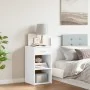 Mesita de noche madera de ingeniería blanco 35x34x65 cm by , Nightstands - Ref: Foro24-840576, Price: 47,46 €, Discount: %