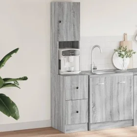 Mueble de cocina madera de ingeniería gris Sonoma 35x50x180 cm de , Armarios de cocina - Ref: Foro24-840763, Precio: 101,46 €...