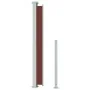 Toldo lateral retráctil para patio marrón 200x300 cm de , Sombrillas - Ref: Foro24-313414, Precio: 111,56 €, Descuento: %