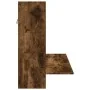 Escritorio de pared madera ingeniería roble ahumado 105x48x75cm de , Escritorios - Ref: Foro24-847972, Precio: 75,17 €, Descu...