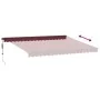 Toldo retráctil automático burdeos 450x300 cm by , Awnings - Ref: Foro24-3310191, Price: 453,87 €, Discount: %
