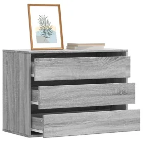 Cajonera de esquina madera ingeniería gris Sonoma 80x41x58 cm by , Drawers - Ref: Foro24-852857, Price: 104,89 €, Discount: %