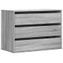 Cajonera de esquina madera ingeniería gris Sonoma 80x41x58 cm by , Drawers - Ref: Foro24-852857, Price: 104,89 €, Discount: %