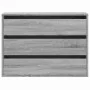 Cajonera de esquina madera ingeniería gris Sonoma 80x41x58 cm by , Drawers - Ref: Foro24-852857, Price: 104,89 €, Discount: %