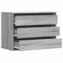 Cajonera de esquina madera ingeniería gris Sonoma 80x41x58 cm by , Drawers - Ref: Foro24-852857, Price: 104,89 €, Discount: %