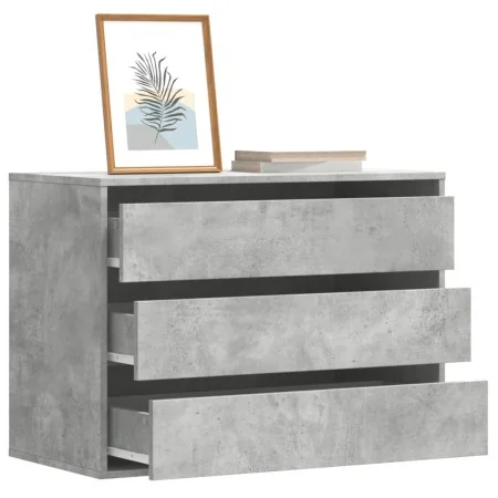 Cajonera de esquina madera ingeniería gris hormigón 80x41x58 cm by , Drawers - Ref: Foro24-852855, Price: 107,36 €, Discount: %