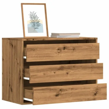 Cajonera de esquina madera ingeniería roble artisan 80x41x58 cm by , Drawers - Ref: Foro24-852860, Price: 101,87 €, Discount: %