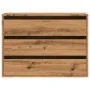 Cajonera de esquina madera ingeniería roble artisan 80x41x58 cm by , Drawers - Ref: Foro24-852860, Price: 101,87 €, Discount: %