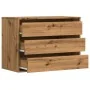 Cajonera de esquina madera ingeniería roble artisan 80x41x58 cm by , Drawers - Ref: Foro24-852860, Price: 101,87 €, Discount: %
