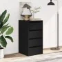 Cajonera de esquina madera de ingeniería negra 40x41x76 cm de , Cajoneras - Ref: Foro24-852862, Precio: 105,16 €, Descuento: %