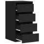 Cajonera de esquina madera de ingeniería negra 40x41x76 cm de , Cajoneras - Ref: Foro24-852862, Precio: 105,16 €, Descuento: %