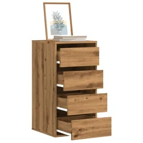 Cajonera de esquina madera ingeniería roble artisan 40x41x76 cm by , Drawers - Ref: Foro24-852869, Price: 95,61 €, Discount: %