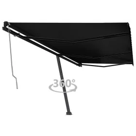 Toldo de pie automático gris antracita 600x350 cm by , Awnings - Ref: Foro24-3069889, Price: 849,59 €, Discount: %