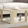 Mesa de centro madera ingeniería roble Sonoma 51,5x51,5x30 cm de , Mesas de centro - Ref: Foro24-848138, Precio: 34,57 €, Des...