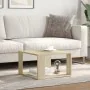 Mesa de centro madera ingeniería roble Sonoma 51,5x51,5x30 cm de , Mesas de centro - Ref: Foro24-848138, Precio: 34,57 €, Des...