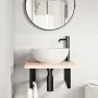 Soportes estante de lavabo 2 uds rectangular acero negro von , Stützen und Querstangen - Ref: Foro24-4007272, Preis: 43,14 €,...