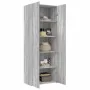 Aparador alto madera de ingeniería gris Sonoma 70x42,5x185 cm by , Sideboards - Ref: Foro24-3281425, Price: 179,24 €, Discoun...
